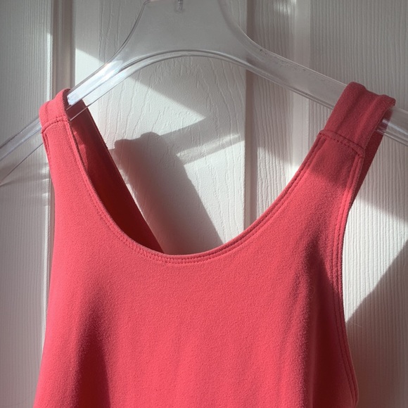 Coral Lululemon racerback yoga tank with built-in bra - Picture 2 of 5